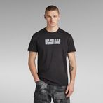 G-STAR® RAW. Felt T-Shirt Black