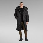 G-STAR® G- Whistler XL Long Blanket Puffer Coat Black