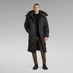 G-Star RAW® G- Whistler XL Long Blanket Puffer Coat Black