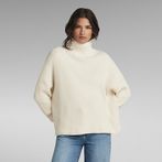 G-Star RAW® Loose Turtle Knitted Sweater Beige