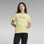 G-Star RAW® Anglaise Graphic RAW Top Yellow