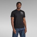 G-Star RAW® Puff Print Back Graphic T-Shirt Black