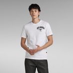 G-Star RAW® Skeleton Dog Chest Graphic Slim T-Shirt White
