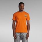 G-Star RAW® Vest Back Graphic T-Shirt Orange