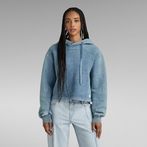 G-Star RAW® Indigo Loose Hooded Sweater Medium blue