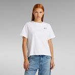 G-STAR® G-Na Badge Boxy Top White