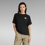 G-STAR® G-Na Badge Boxy Top Black