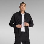 G-Star RAW® Rovic Zip Through Loose Sweater Black