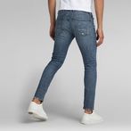 G-Star Jeans Revend Skinny LT Aged Destroy Grey Gris Roto Hombre