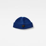 G-STAR® Originals Fisherman Beanie Medium blue front flat