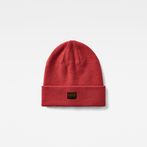 G-STAR® Effo Long Beanie Red front flat