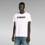 G-Star RAW® Distressed Logo T-Shirt White