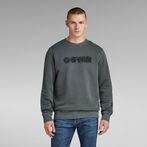 G-Star RAW® Distressed Logo Sweater Black