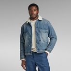 G-STAR® Utility Flap Pocket Sherpa Jacket Medium blue