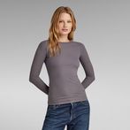 G-STAR® Slim Rib Top Grey