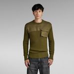 G-STAR® Army Knitted Sweater Green