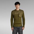 G-Star RAW® Army Knitted Sweater Green