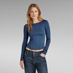 G-STAR® Adjustable Slim Boat Top Medium blue