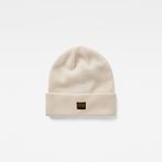 G-STAR® Effo Long Beanie Beige front flat