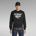 G-Star RAW® Unisex Foxy Boxy Sweater Black