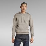 G-STAR® Center Chest Logo Hooded Sweater Grey