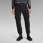 G-STAR® Cargo Pants 3D Regular Tapered Cuffed Black