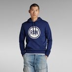 G-Star RAW® Graphic 10 Hooded Sweater Dark blue