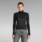 G-STAR® Core Slim Turtle Knit Black