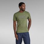 G-Star RAW® Distressed Originals Slim T-Shirt Green