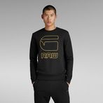 G-STAR® Graphic Graw Sweater Black