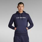 G-STAR® Graphic Core Hoodie Dark blue