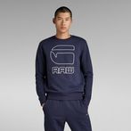 G-STAR® Graphic Graw Sweater Dark blue