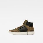 G-STAR® Ravond II Mid Leather Sneakers Green side view