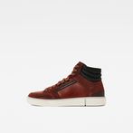 G-STAR® Ravond II Mid Leather Sneakers Red side view