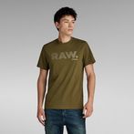 G-STAR® 3D RAW. Logo Slim T-Shirt Green