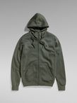 | G-Star US Premium Sweater Black | Zip Hooded RAW® Core