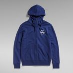 G-Star RAW® Hooded Zip Sweater 2 Dark blue
