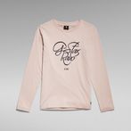 G-Star RAW® Kids Long Sleeve T-Shirt Signature Pink