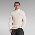 G-STAR® Pullover Turtle Knitted Sweater Beige