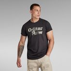 G-Star RAW® Painted Graphic Lash T-Shirt Black