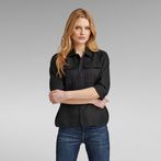 G-Star RAW® Fitted Officer Shirt Black