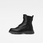 G-Star RAW® Radar High Tumbled Leather Boots Black side view