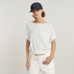 G-STAR® Blousy Boat Neck Jumper Loose White