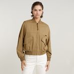 G-STAR® Everyday Bomber Overshirt Beige