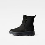 G-STAR® Noxer Chelsea Nubuck Boots Black side view