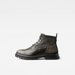 G-STAR® Millery Mid Leather Boots Green side view