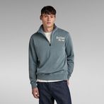 G-Star RAW® Painted Garment Dyed Graphic Skipper Grey