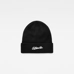 G-STAR® Effo Artwork Long Beanie Black front flat