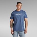 G-Star RAW® Flight Deck Back Graphic Loose T-Shirt Medium blue
