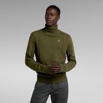 G-Star RAW® Structure Turtle Knitted Sweater Green